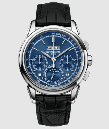 Review Patek Philippe Grand Complications erpetual Calendar Chronograph 5270 White Gold Replica Watch 5270G-014